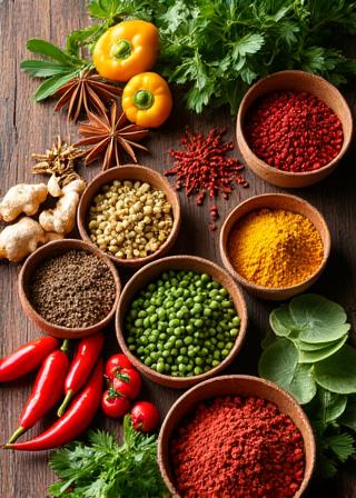 Southeast Asian spices and ingredients